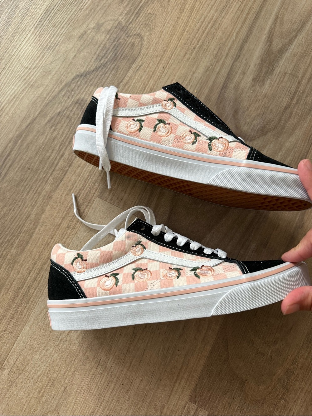Old skool peaches vans NEW size 7.5 - Picture 3 of 8